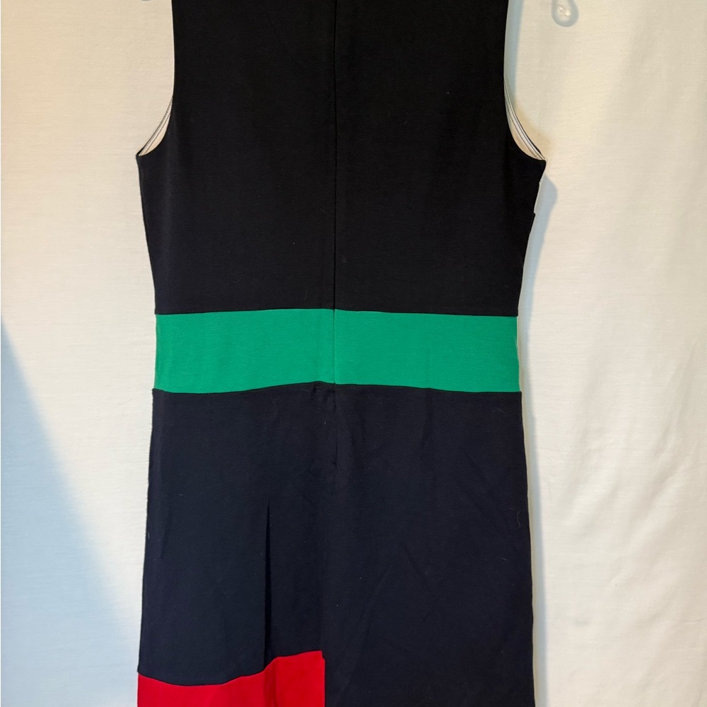 Women's Philosophy Designer Red White & Navy Stripped Sheath Dress Size 4 - Picture 2 of 7